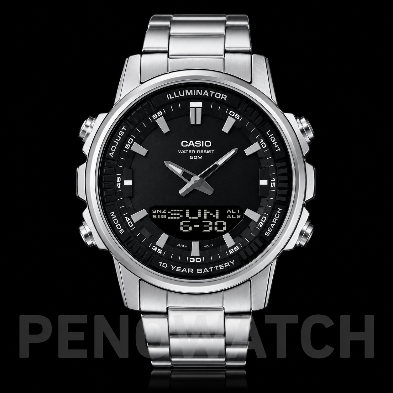 ساعت کاسیو های کپی مسترCasio AMW-880D مشکی