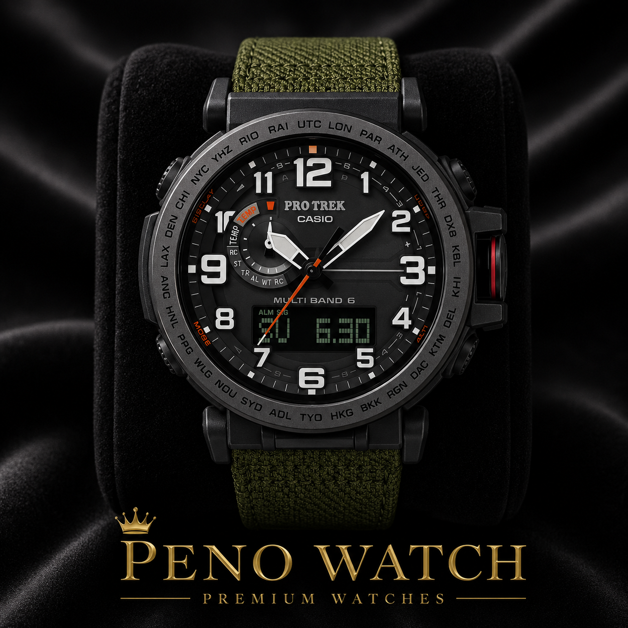 ساعت مچی مردانه کاسیو مدل pro trek PRW-6600YB-3JF